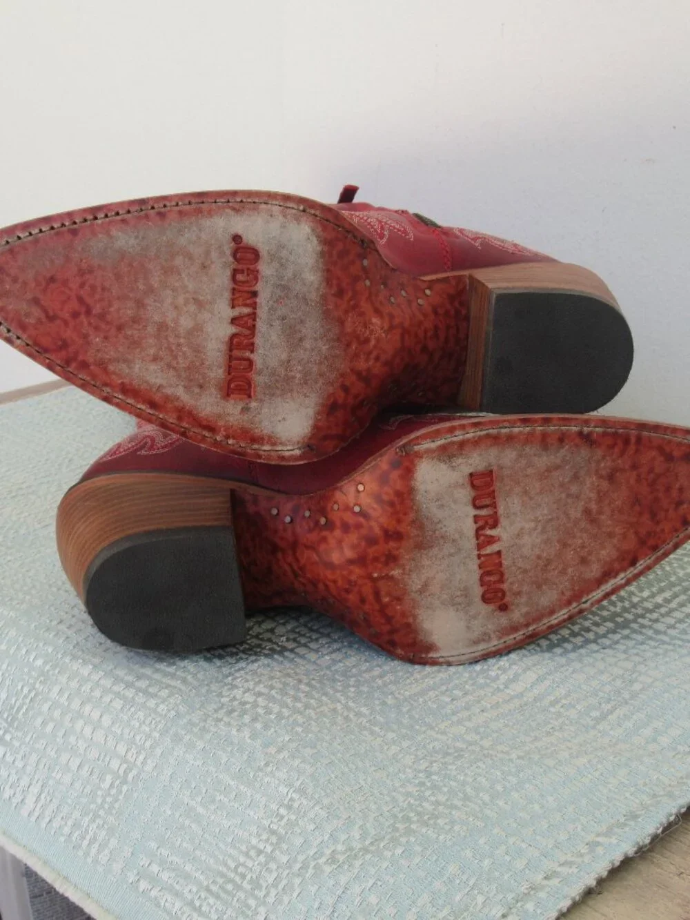 NEW Durango Women's Crush Crimson Red, Snip Toe, Tall Cowboy Boots Dark Red